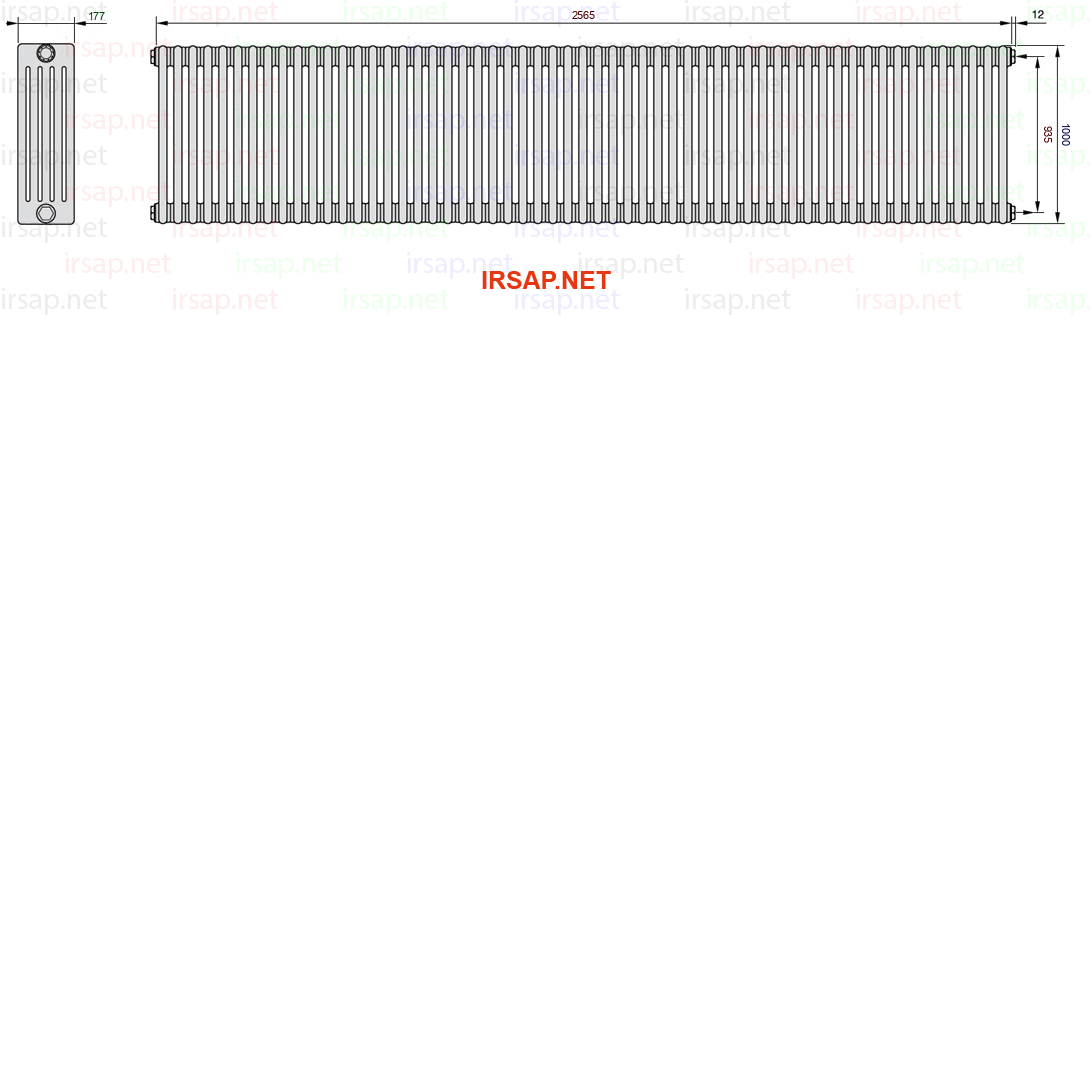 Радиатор IRSAP Tesi 51000/57 T02 CL 01
